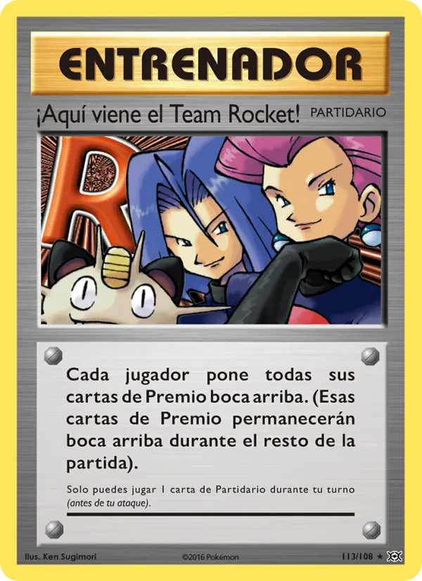 ¡Aquí viene el Team Rocket! (Evoluciones #113/108)