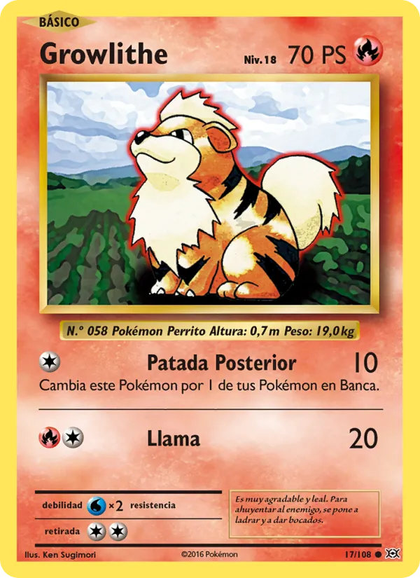 Growlithe (Evolutions #17/108)