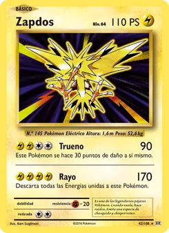 Zapdos (Evoluciones #42/108)