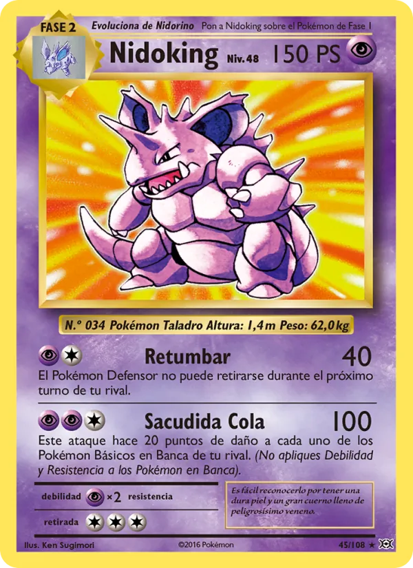 Nidoking (Evoluciones #45/108)