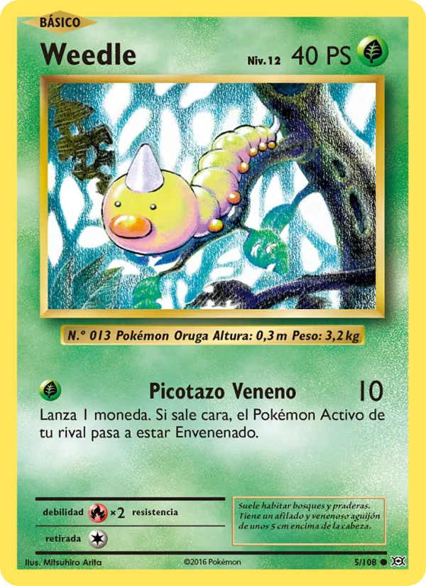 Weedle (Evoluciones #5/108)