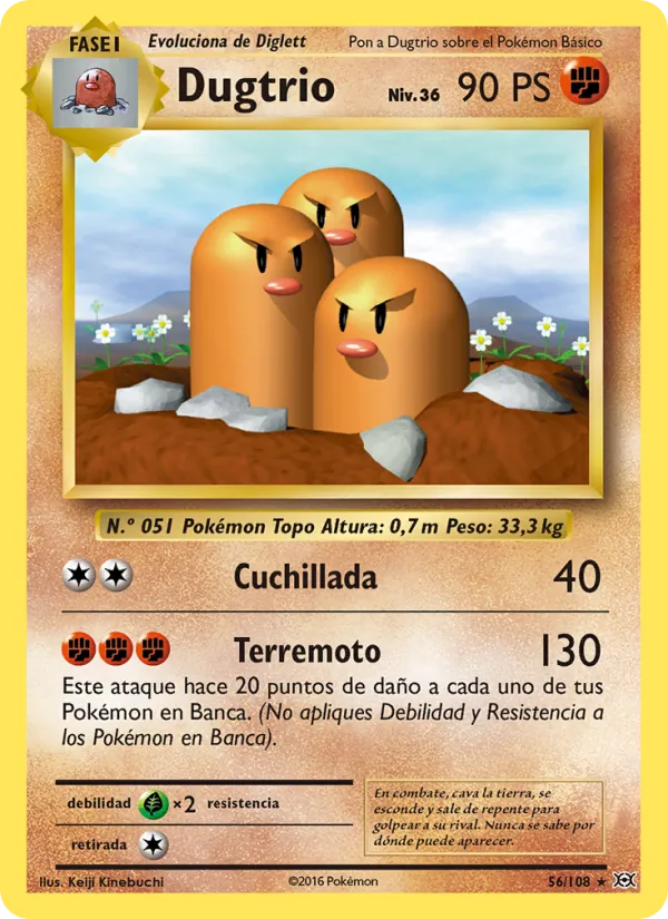 Dugtrio (Evolutions #56/108)