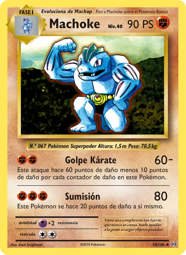 Machoke (Evolutions #58/108)