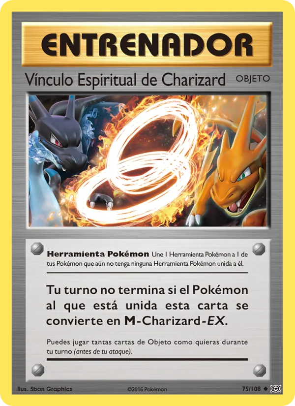 Vínculo Espiritual de Charizard (Evolutions #75/108)