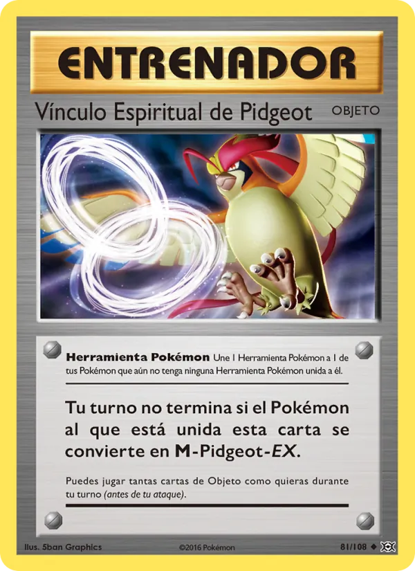 Vínculo Espiritual de Pidgeot (Evoluciones #81/108)