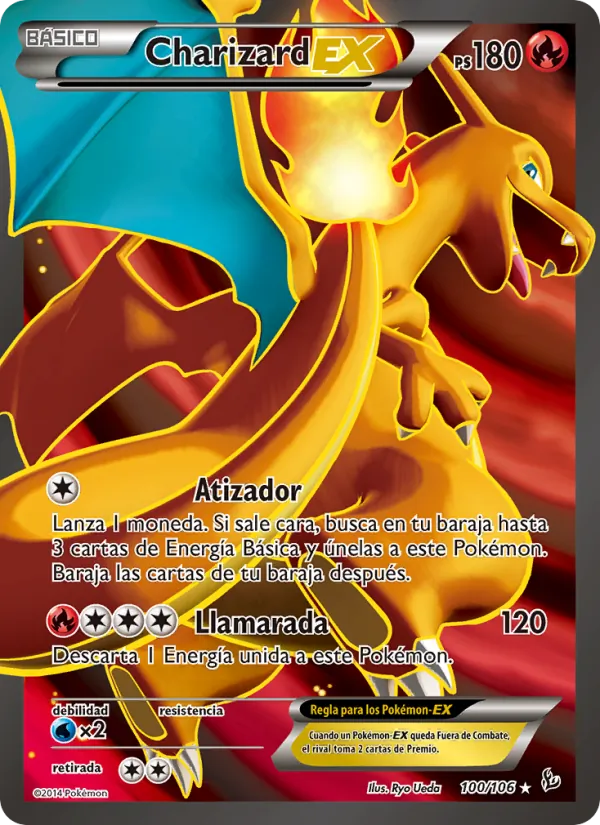Charizard EX (Destellos de Fuego #100/106)