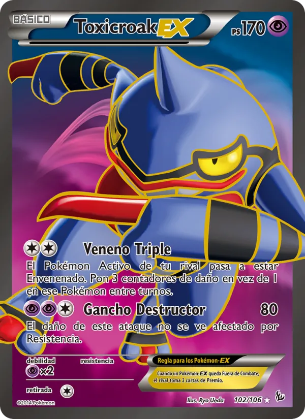 Toxicroak EX (Flashfire #102/106)