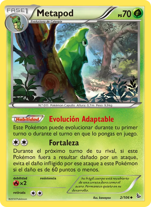 Metapod (Destellos de Fuego #2/106)