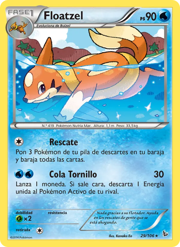 Floatzel (Flashfire #29/106)
