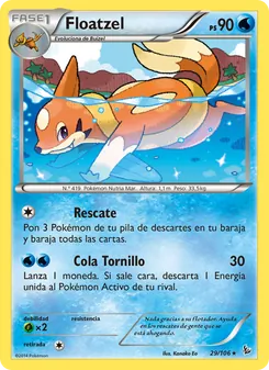 Floatzel (Destellos de Fuego #29/106)