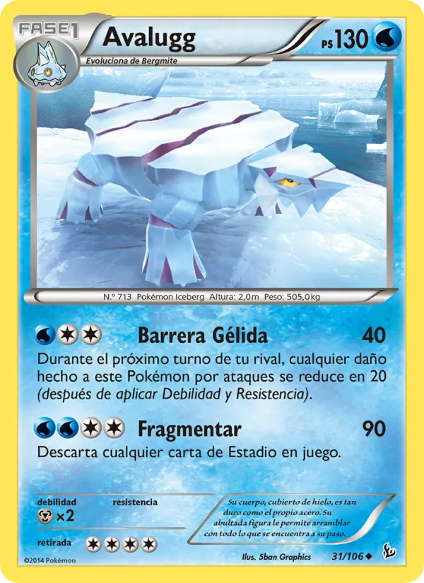 Avalugg (Destellos de Fuego #31/106)