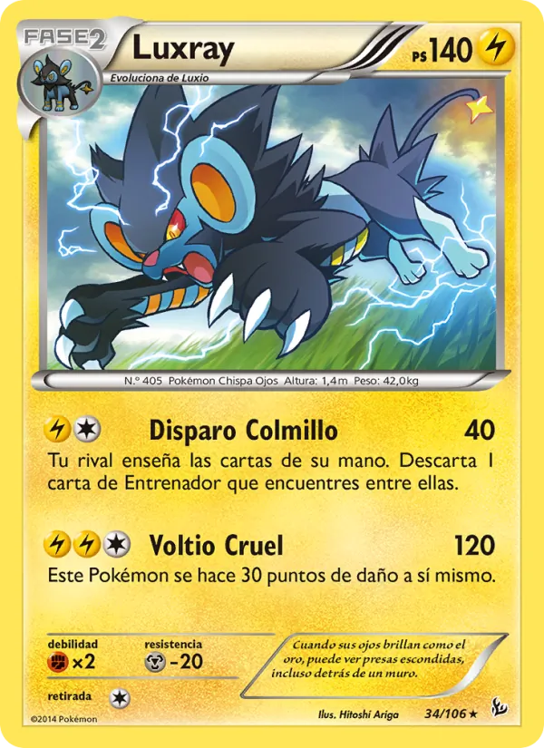 Luxray (Destellos de Fuego #34/106)