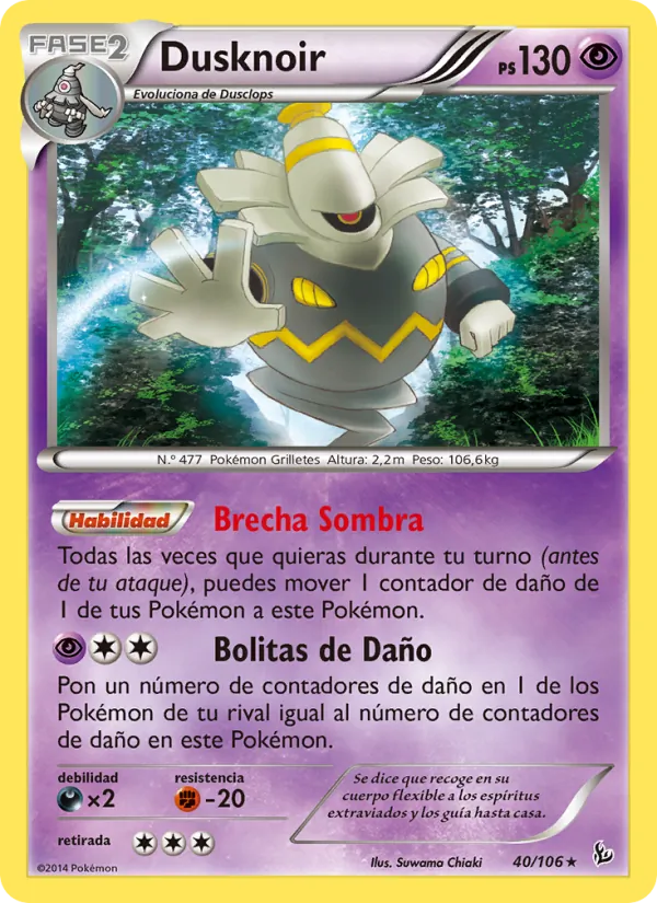 Dusknoir (Destellos de Fuego #40/106)