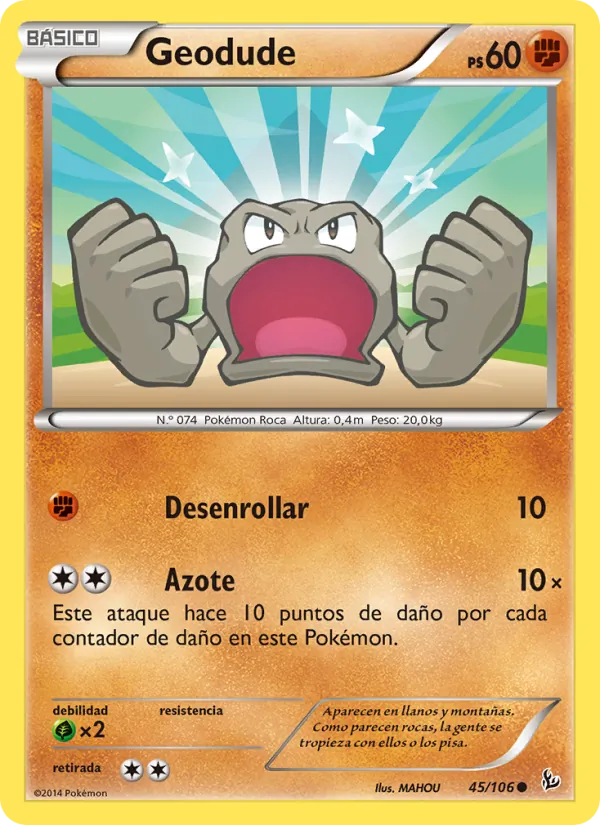 Geodude (Destellos de Fuego #45/106)