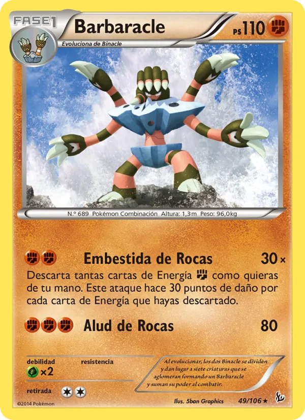 Barbaracle (Destellos de Fuego #49/106)