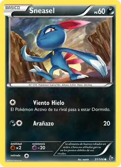 Sneasel (Destellos de Fuego #51/106)