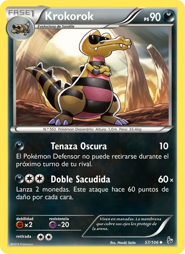 Krokorok (Destellos de Fuego #57/106)