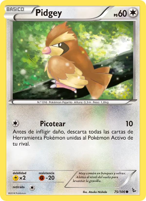 Pidgey (Flashfire #75/106)
