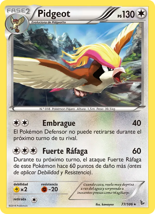 Pidgeot (Flashfire #77/106)