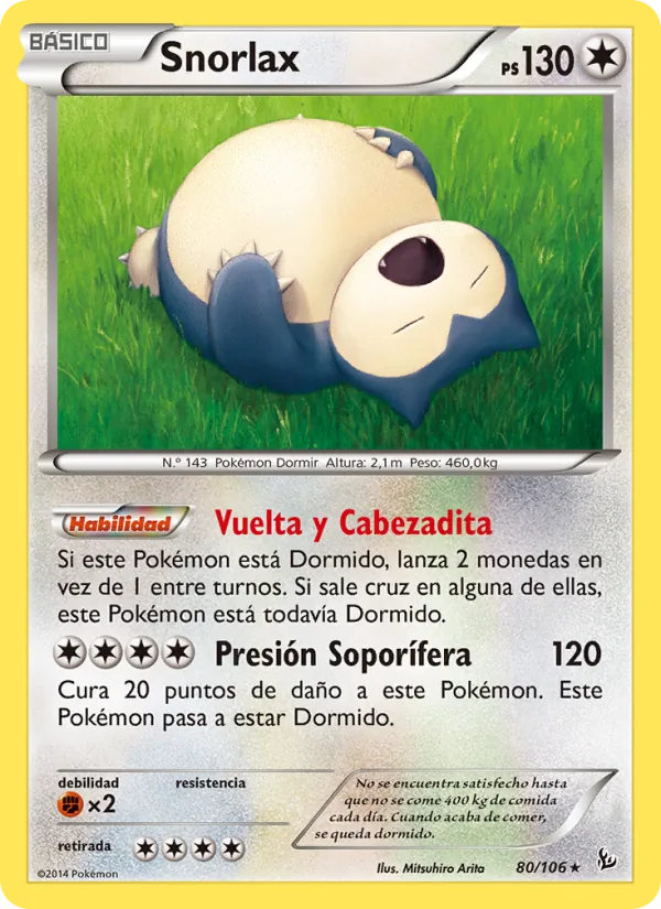 Snorlax (Flashfire #80/106)