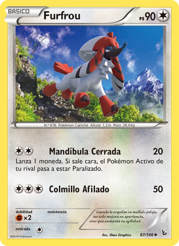 Furfrou (Destellos de Fuego #87/106)