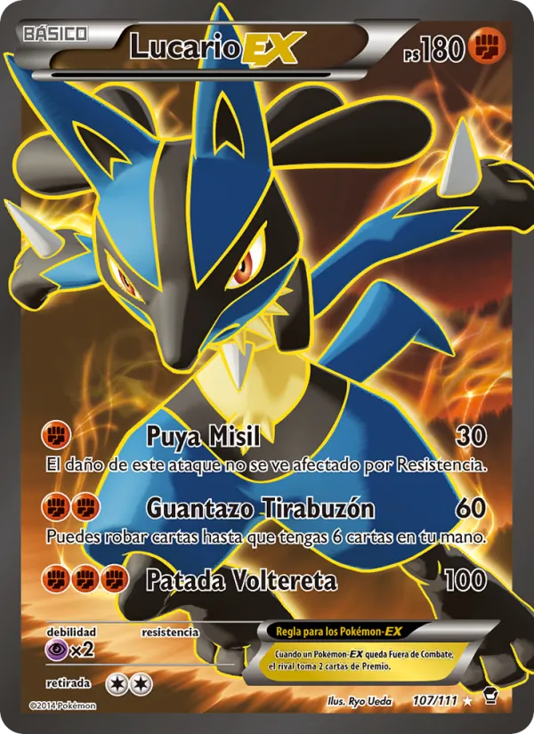 Lucario EX (Furious Fists #107/111)