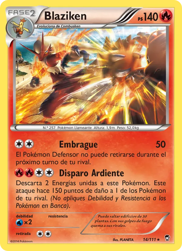 Blaziken (Puños Furiosos #14/111)