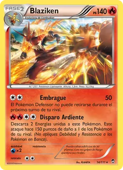 Blaziken (Puños Furiosos #14/111)