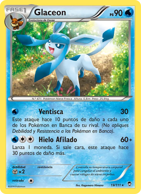 Glaceon (Furious Fists #19/111)