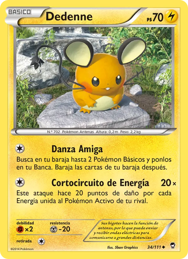 Dedenne (Furious Fists #34/111)