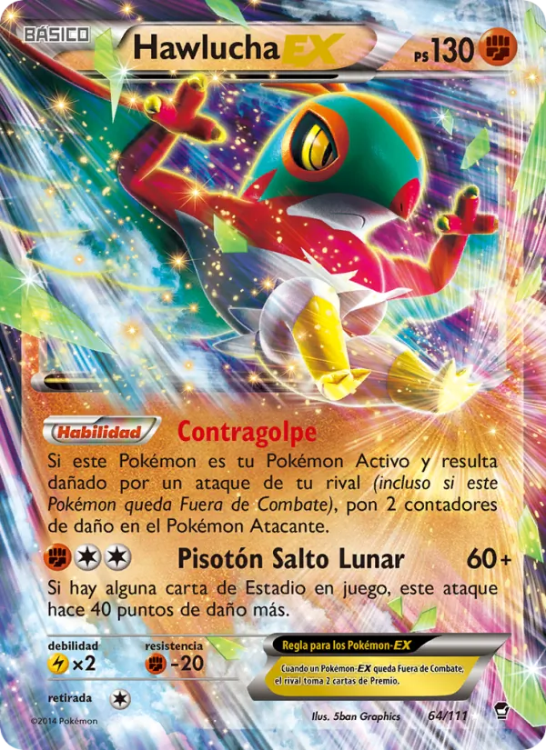 Hawlucha EX (Puños Furiosos #64/111)
