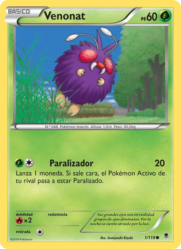 Venonat (Fuerzas Fantasmales #1/119)