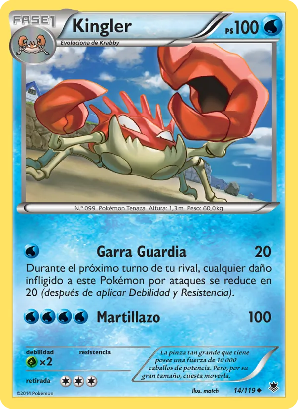 Kingler (Fuerzas Fantasmales #14/119)