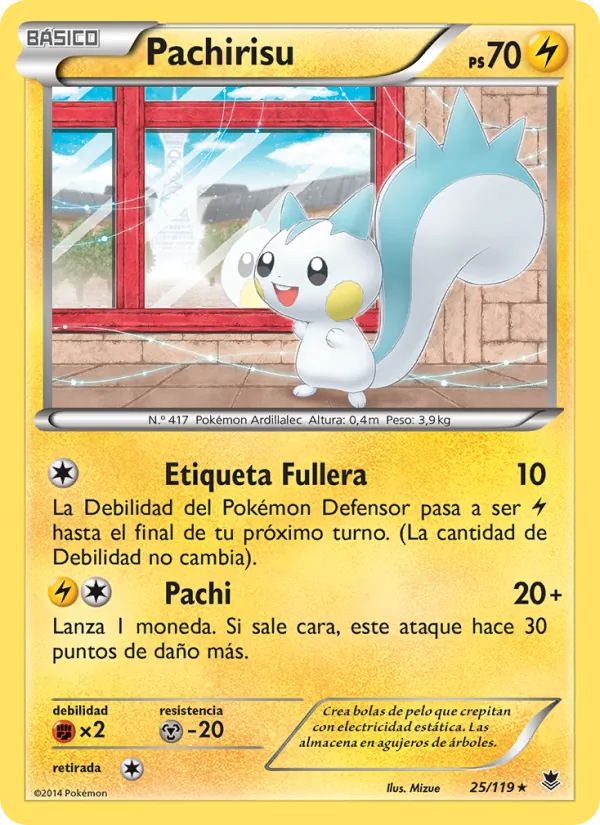 Pachirisu (Fuerzas Fantasmales #25/119)