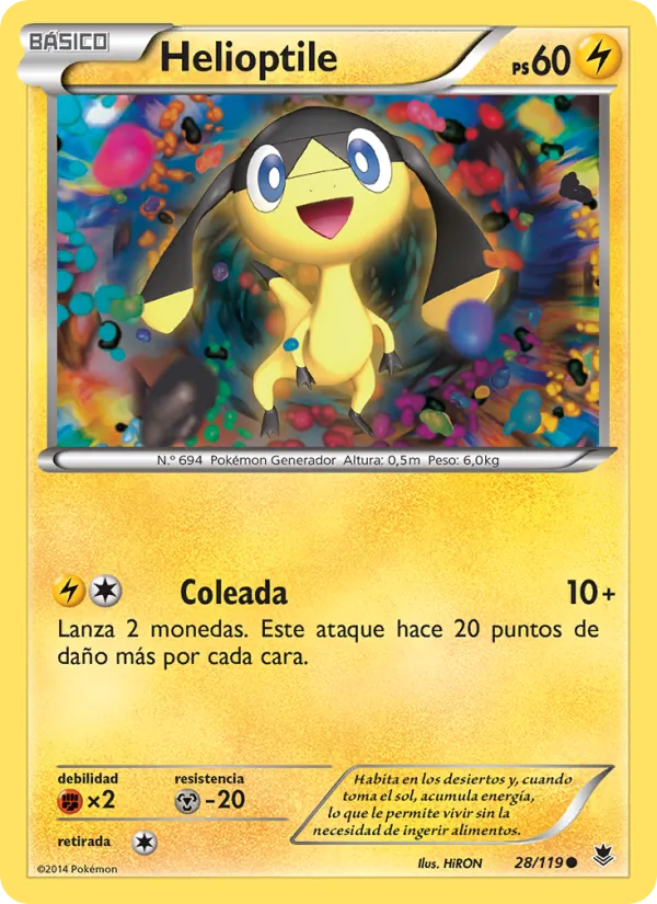 Helioptile (Fuerzas Fantasmales #28/119)