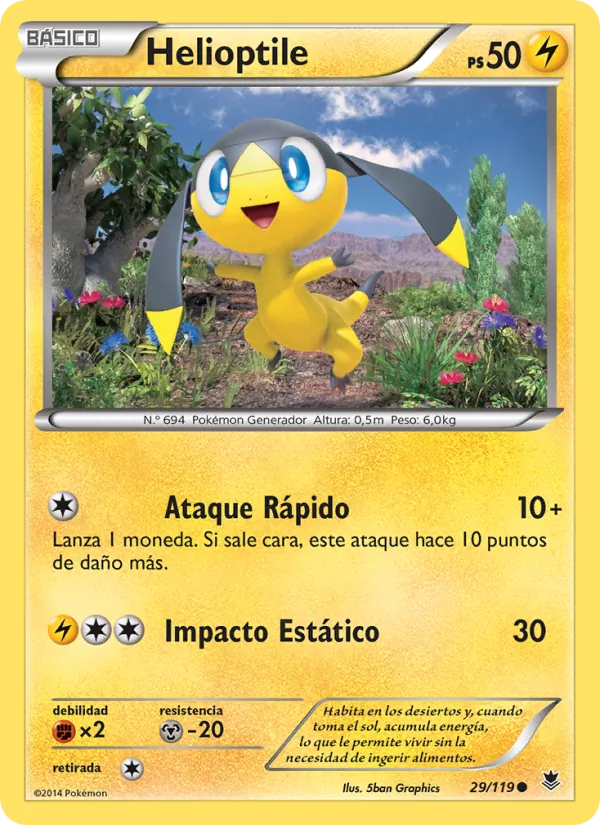 Helioptile (Fuerzas Fantasmales #29/119)