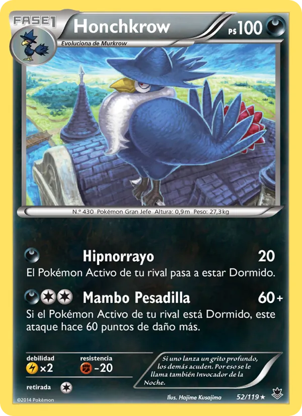 Honchkrow (Phantom Forces #52/119)