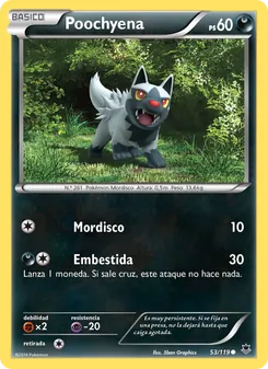 Poochyena (Fuerzas Fantasmales #53/119)