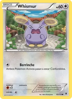 Whismur (Fuerzas Fantasmales #83/119)