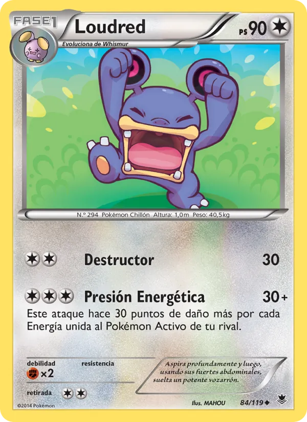 Loudred (Fuerzas Fantasmales #84/119)
