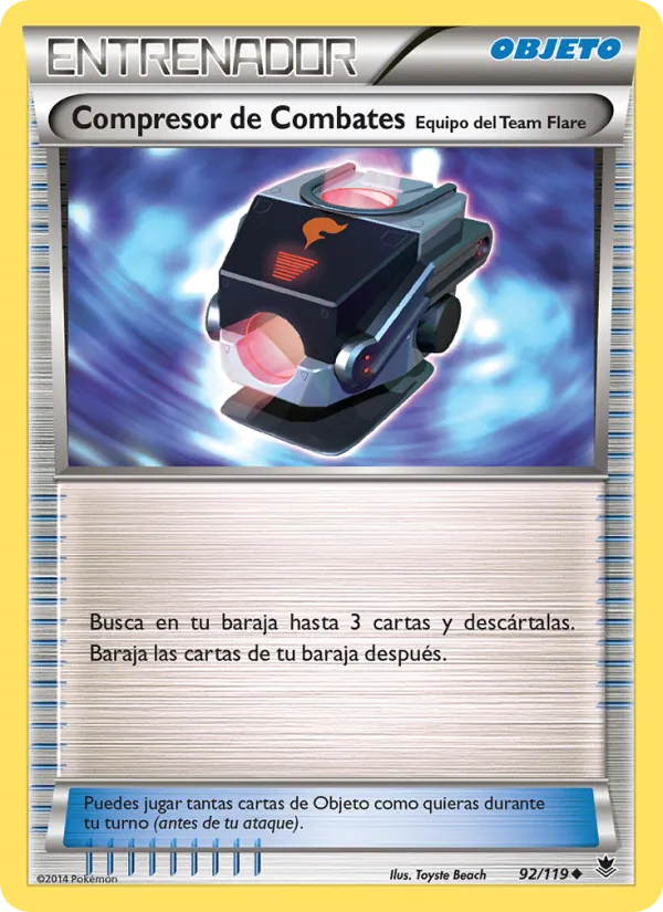 Compresor de Combates Equipo del Team Flare (Fuerzas Fantasmales #92/119)