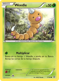 Weedle (Duelos Primigenios #1/160)