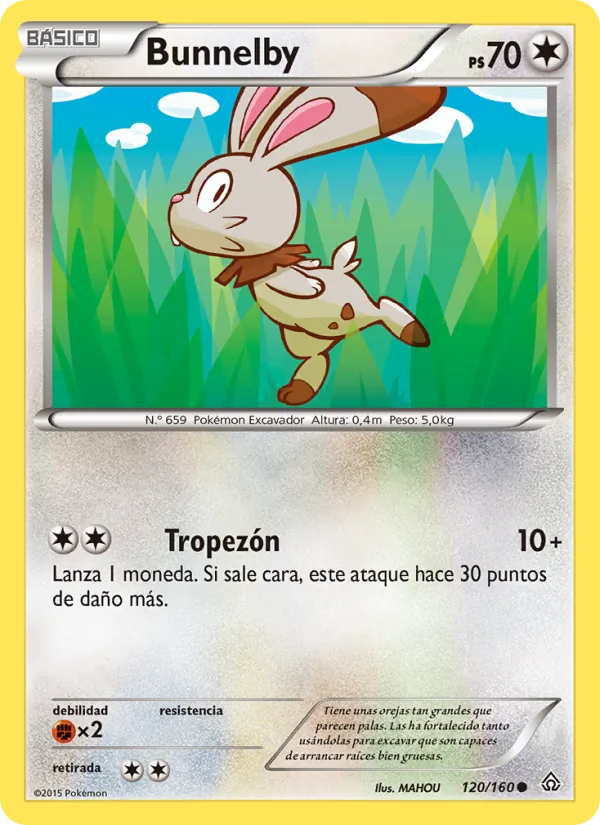 Bunnelby (Duelos Primigenios #120/160)