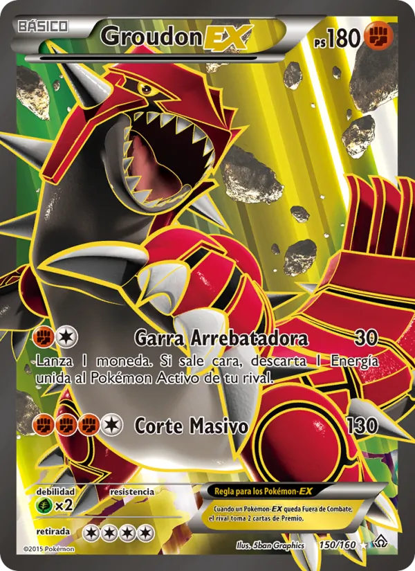 Groudon EX (Duelos Primigenios #150/160)