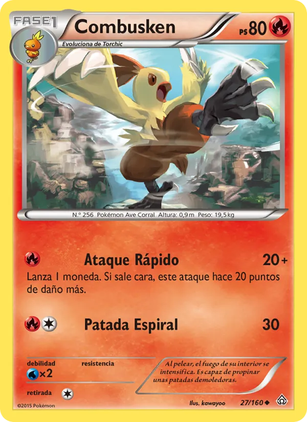 Combusken (Primal Clash #27/160)