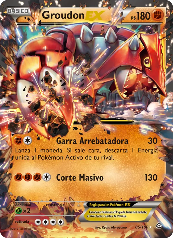 Groudon EX (Duelos Primigenios #85/160)