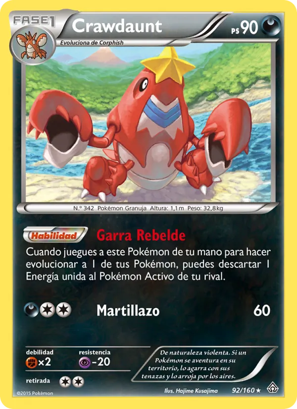 Crawdaunt (Primal Clash #92/160)