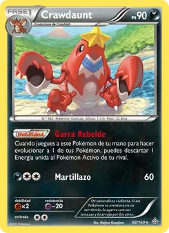 Crawdaunt (Duelos Primigenios #92/160)