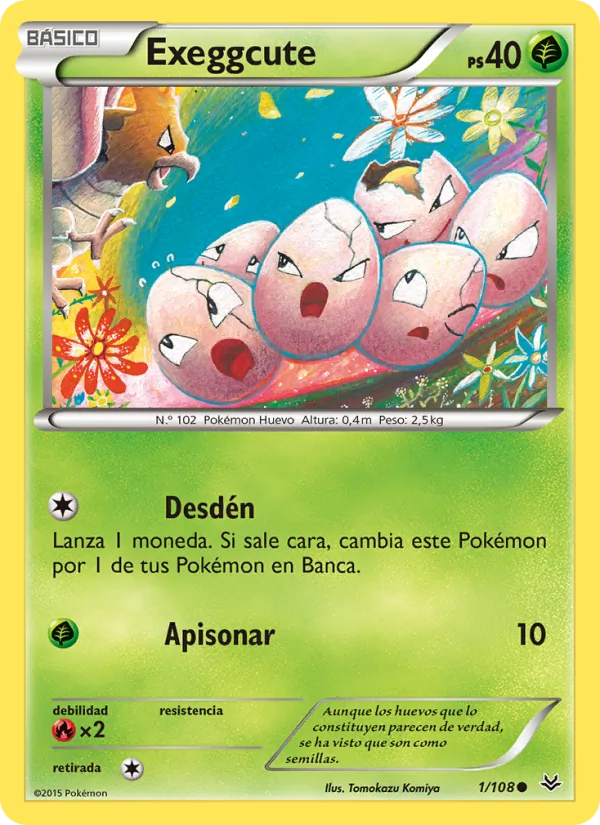 Exeggcute (Cielos Rugientes #1/108)