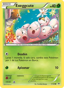 Exeggcute (Cielos Rugientes #1/108)